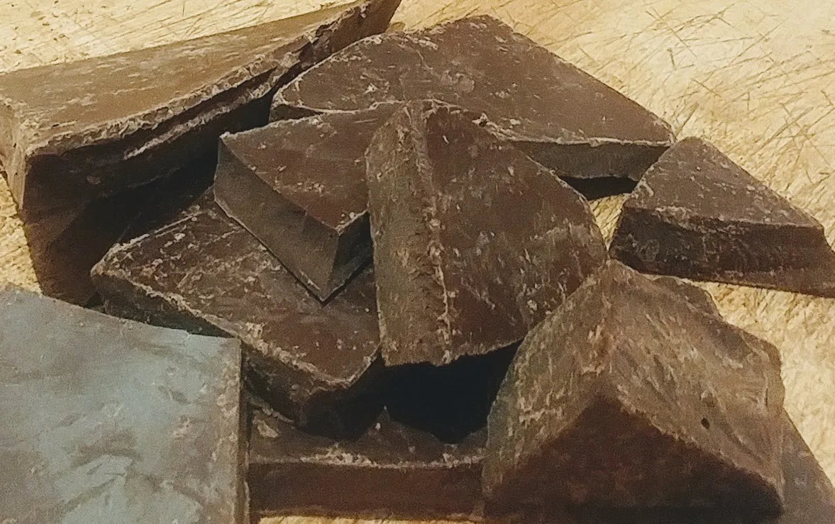 Chunks of Belize Ceremonial Cacao Paste
